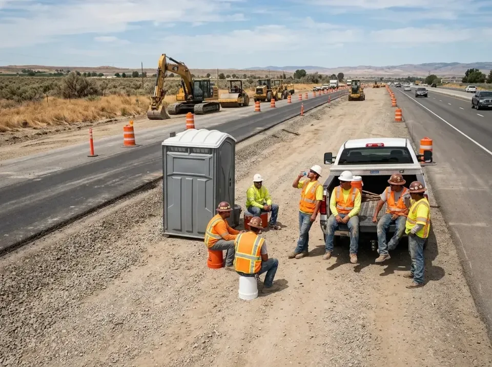 highway-road-construction-crew-007 — frequently asked questions, Porta Potty and Restroom Rentals in Hurricane, UT